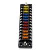 1 Unit 12 Boxes Fuse Box Fuse Marine Led Indicator Fuse Panel Cover and Fuse Automatic Replacement Fuse Block Directed Copper Screw