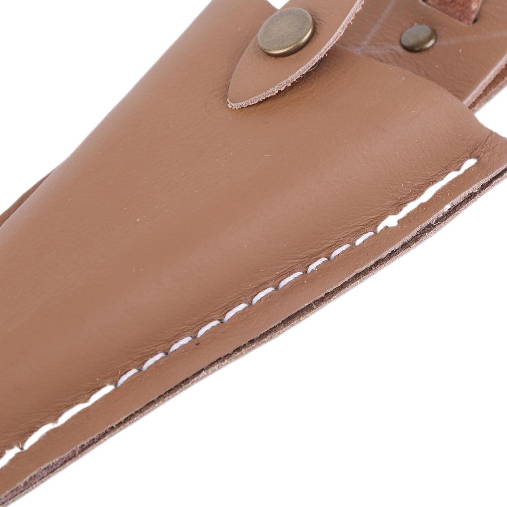 Pruning Scissors Leather Tool Bag with Buckle Stitching Leather Shears Cover Portable Scissors Sheath for Pliers Pruning Shears