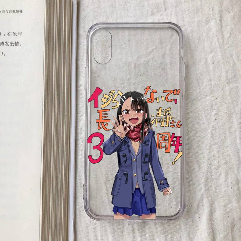 

Эстетичный чехол для телефона Nagatoro San Anime для iPhone 11 12 13 mini pro XS MAX 8 7 6 6S Plus X 5S SE 2020 XR 13 Pro Max