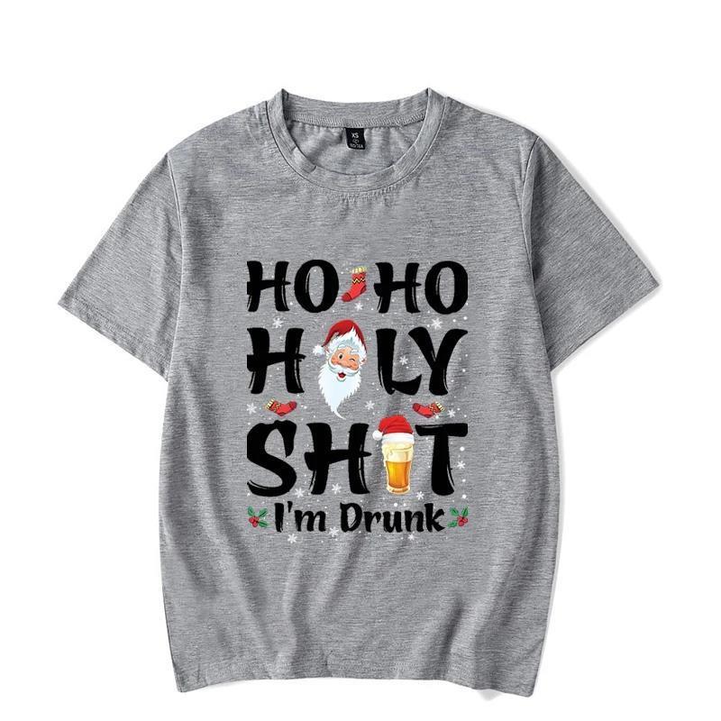 Oktoberfest Series 3D Printed Men'S T-Shirt Santa Hat Picture Casual Breathable Short-Sleeved Shirt