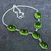 Peridot Ädelsten 925 Sterling Silver Smycken Halsband 18"