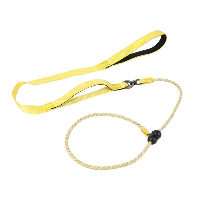 New multi-functional explosion-proof flushing P rope integrated P chain pet leash walking dog rope dog training dog rope dog chain