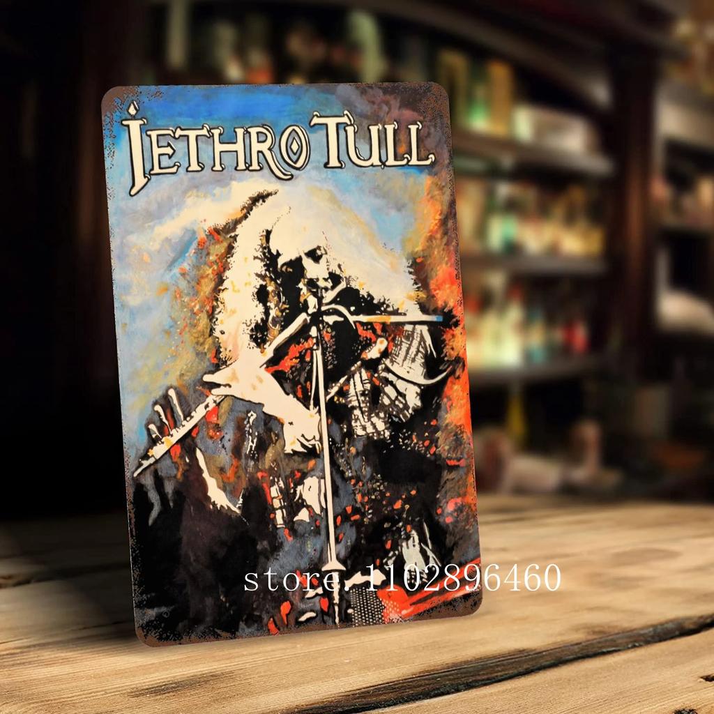 Jethro Tull Metal Plaques & Signs wall decor Vintage Tin Signs Captain Metal Poster Decor for Bar Pub Club Wall Decoration