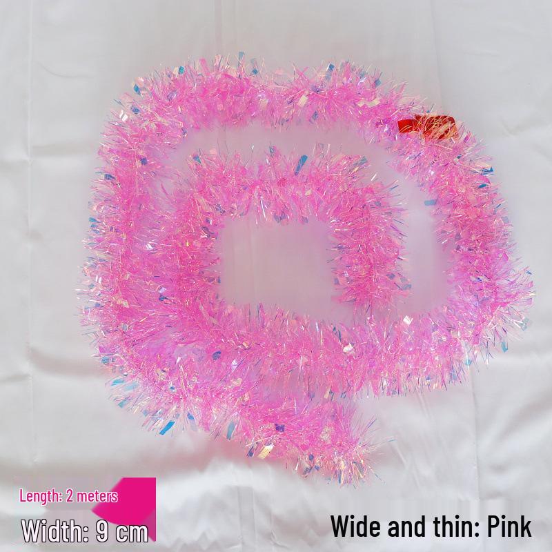 Sedmibarevný vlněný proužek na vánoční a narozeninové dekorace