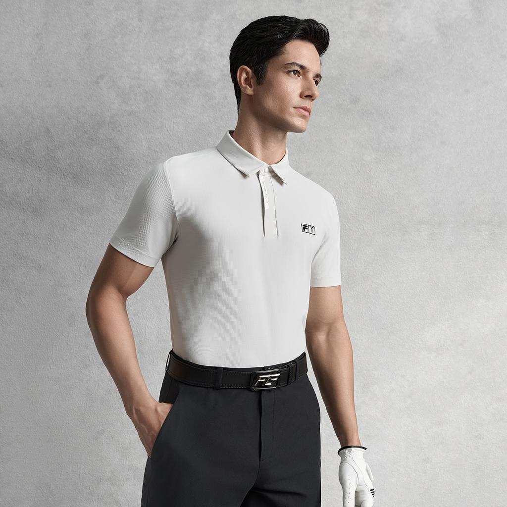 New FILA Golf Series Polo Shirt Men's Taiqing Gray A11M535115FGY