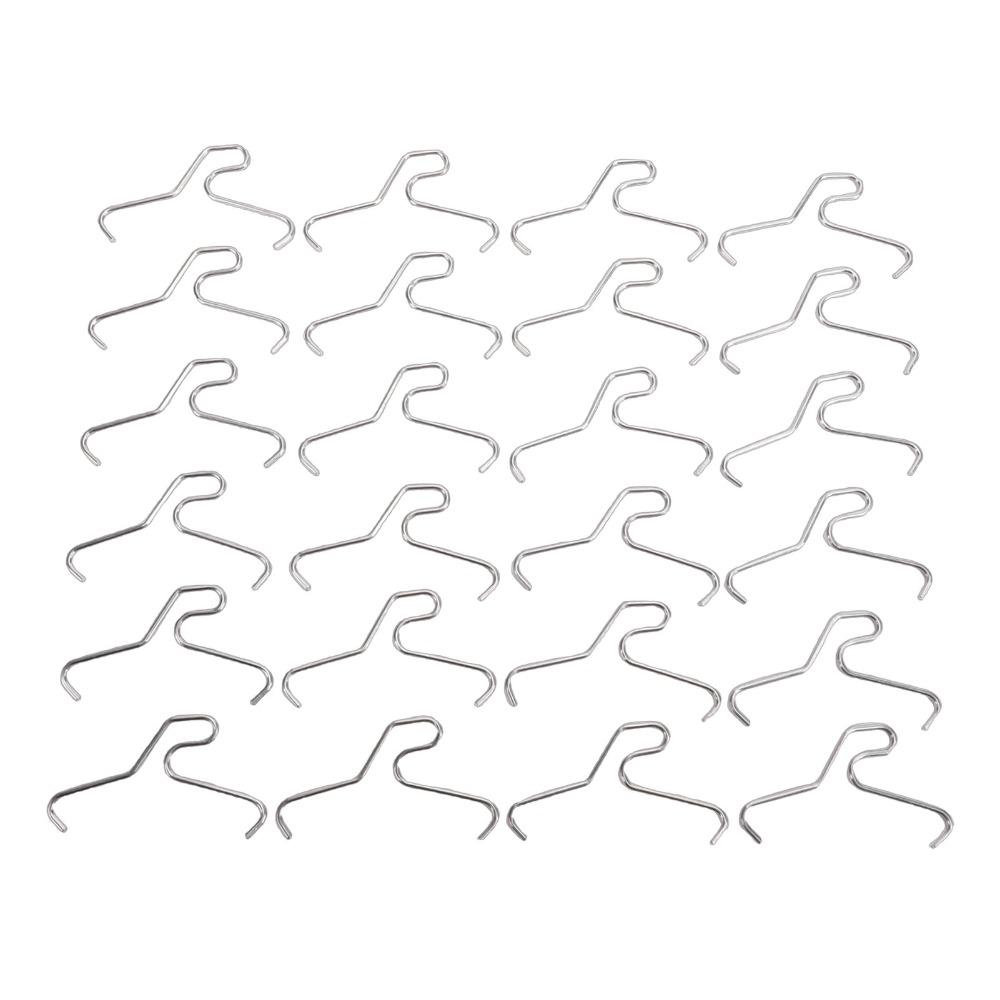 24Pcs Opening 2.08 in Brick Hook Clips Stainless Steel No Drill Brick Hooks for Wall Decorations