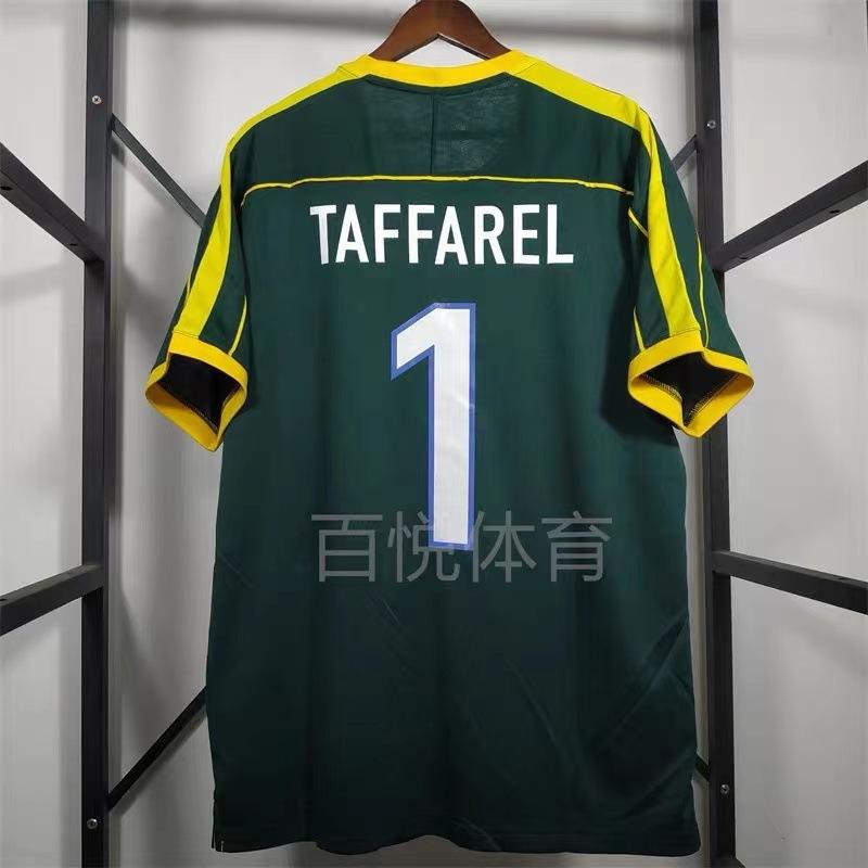 Vintage Jersey Football Jersey Classic Shevchenko Brazil AC Ronaldo, Zidane Puyol Jersey