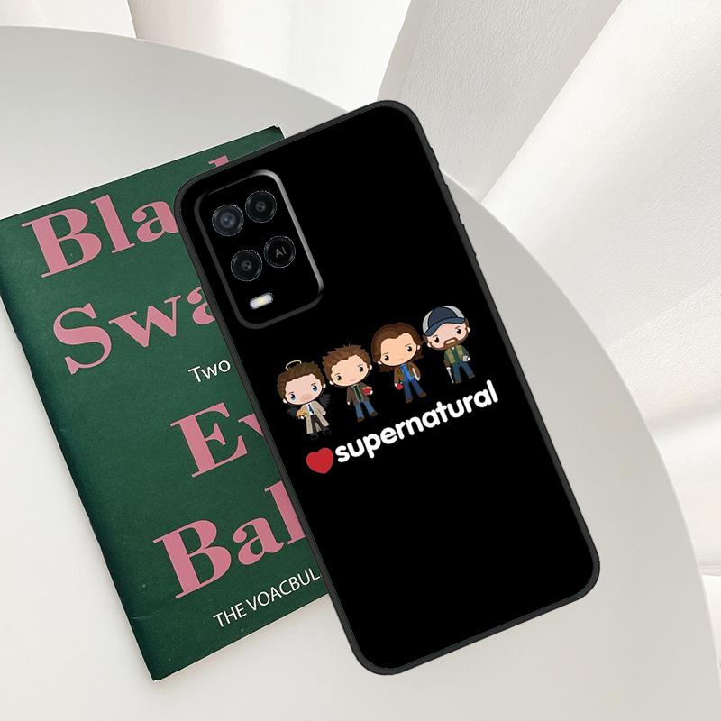 Supernatural Castiel Case For Oppo A52 A72 A76 A96 A54 A74 A94 A54S A57S A58 A78 A98 A57 A77 A15 A16 A17 Cover