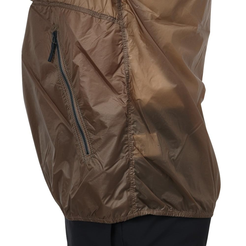 North Free Run water kelp L [The Face] Anorak, unisex, repellent, windproof, lightweight, tan,