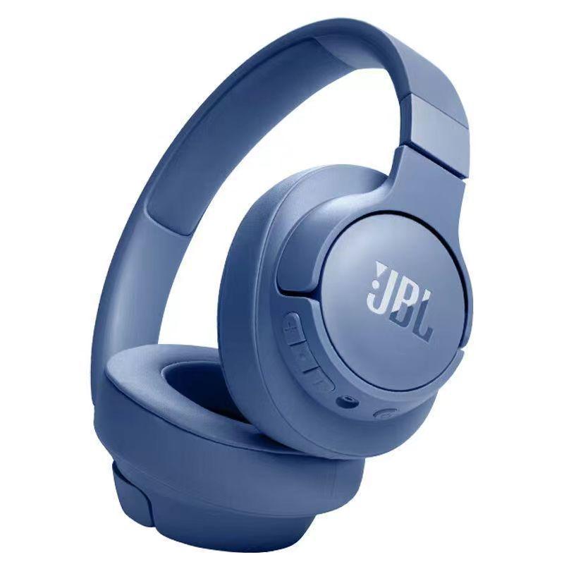JBL Bluetooth 72TUNE Wireless Over-Ear Headphones with Sound Effects, Low Frequency, Available in Pure Black, White, and Blue.
