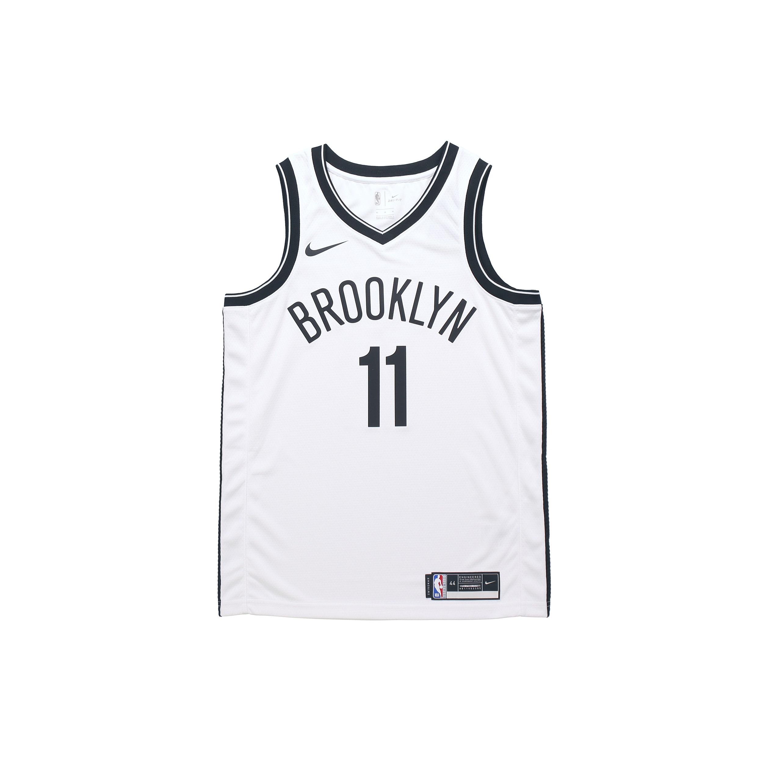 Nike NBA SW Fan Edition Brooklyn Nets Kyrie Irving 11 Basketball Sports Jersey White Men s CW3584-105 XXXL