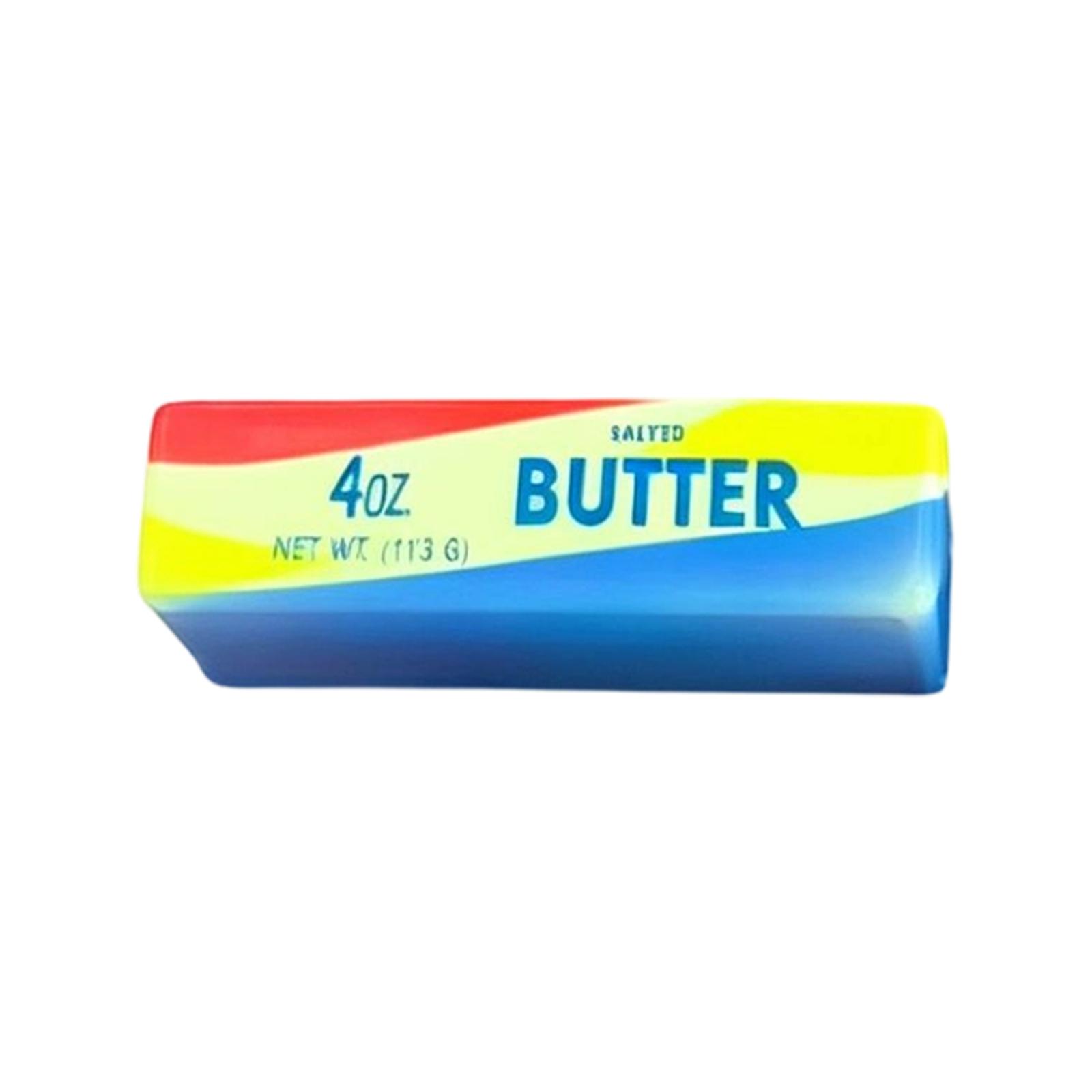 

Slow Rebound PU Foam Stress Relief Toy Butter Squeeze Toy Soft Durable 13 5cm Size One Piece Random Design One Size