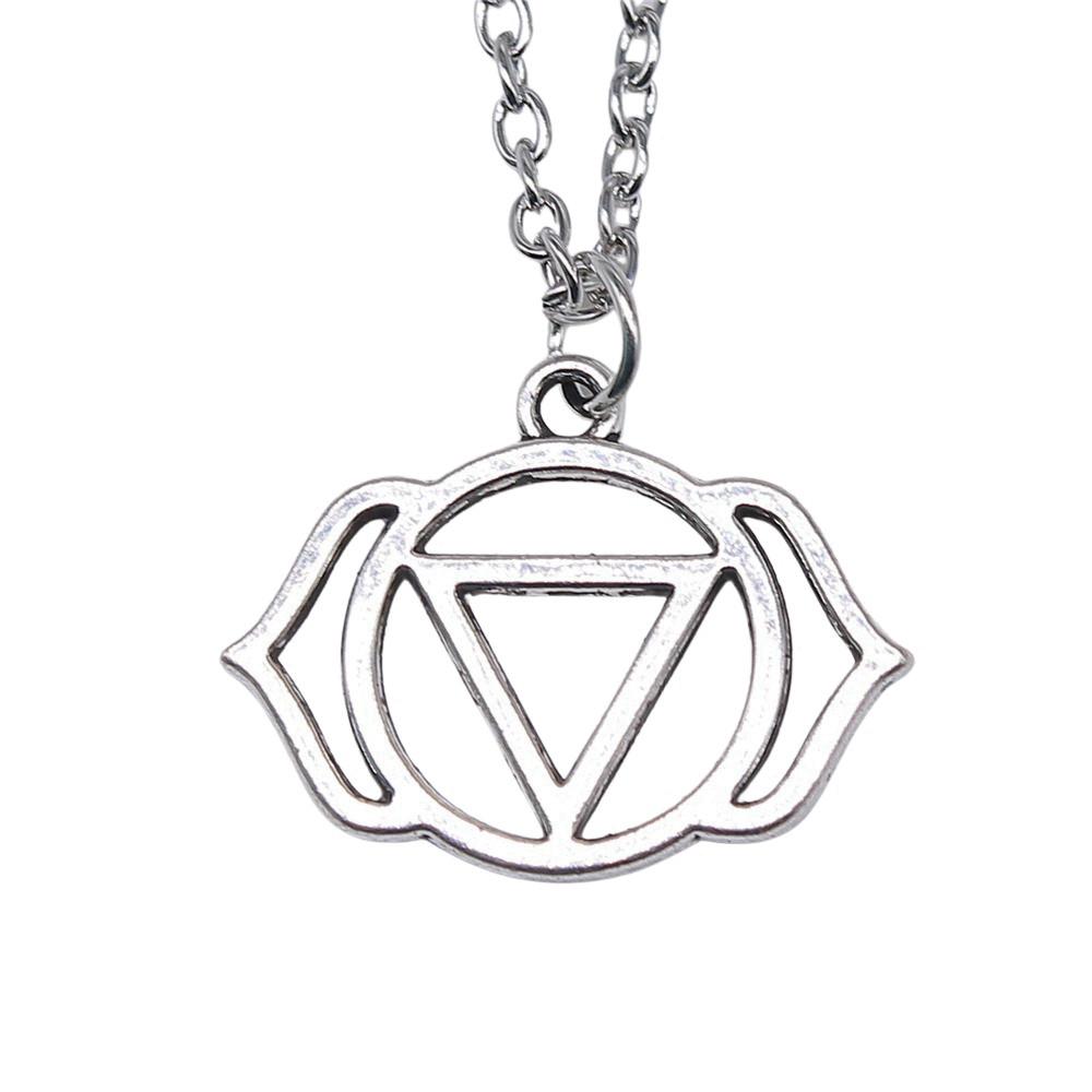 Witch Knot Pendant Necklace Wiccan Celtic Occult Protection Jewelry 45cm or 70cm long chain