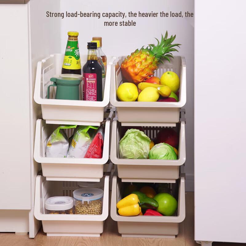Chahua Stackable Plastic Corner Storage Rack