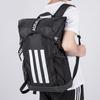 adidas 4Athlts Striped Print Sports Polyester Backpack Unisex Backpack Black FJ4441