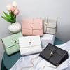 2022 Cute Ladies Bag Sweet Pu Shoulder Crossbody Bag Candy Color Mini Square Bag