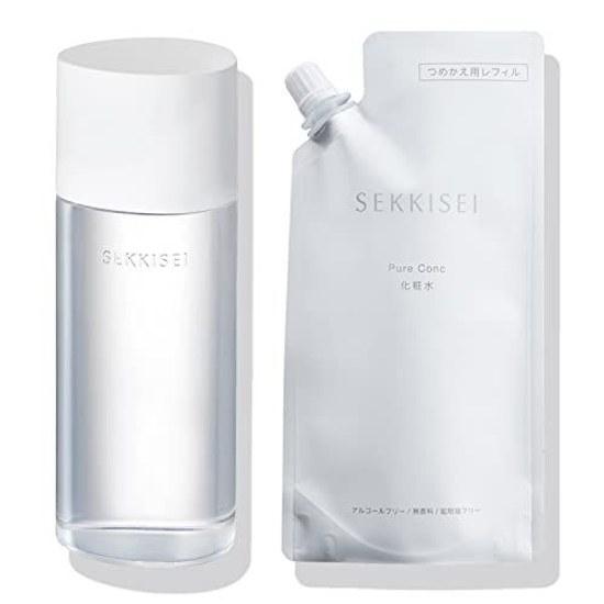 Seikisei Clear Wellness (Reizarm-Formel) Pure Conk Kit Lotion 200ml + Nachfüllpackung 170ml Set Farblos