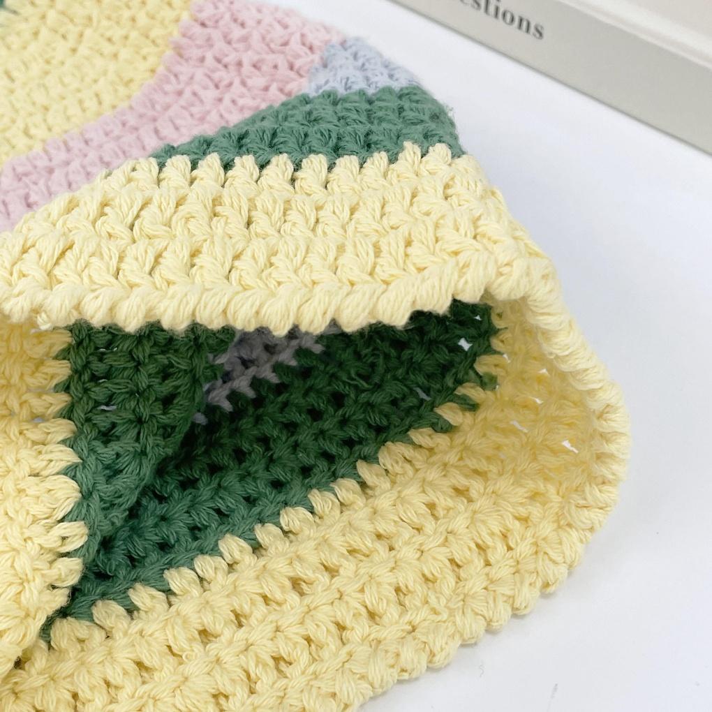 Women's Daily Hat Pastel Rainbow Bucket Hat