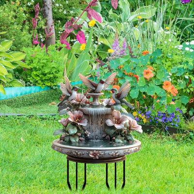 Garden Hummingbird Stake Acrylic, 2D Gift Easy To Install Centerpiece Decorative Yard Sign