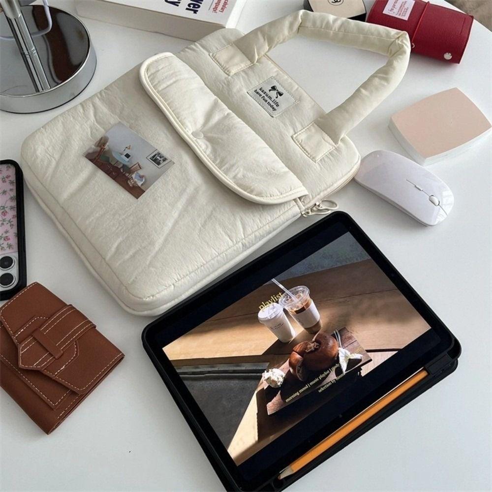 Tablet Carring Case 11 Inch Shockproof Laptop Bag Soft Puffy Computer Bag Casual Portable Laptop Sleeve School