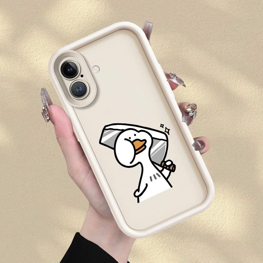 Phone Cover Case for iPhone 17 Pro Max 16 Air 13 14 12 Pro 15 Plus 11 Funny Duck