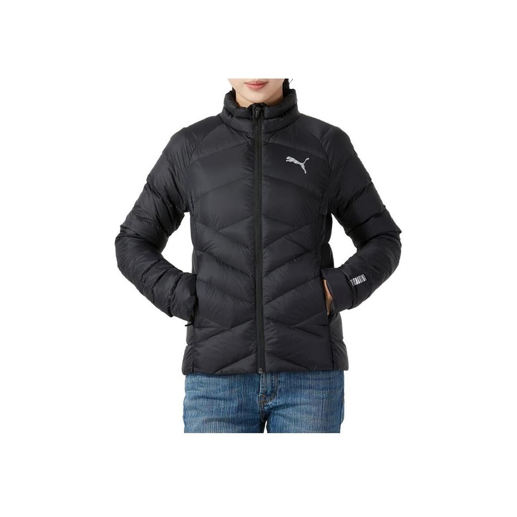 Puma Solid Color Casual Warm Down Jacket Women Jacket Black 846297-01