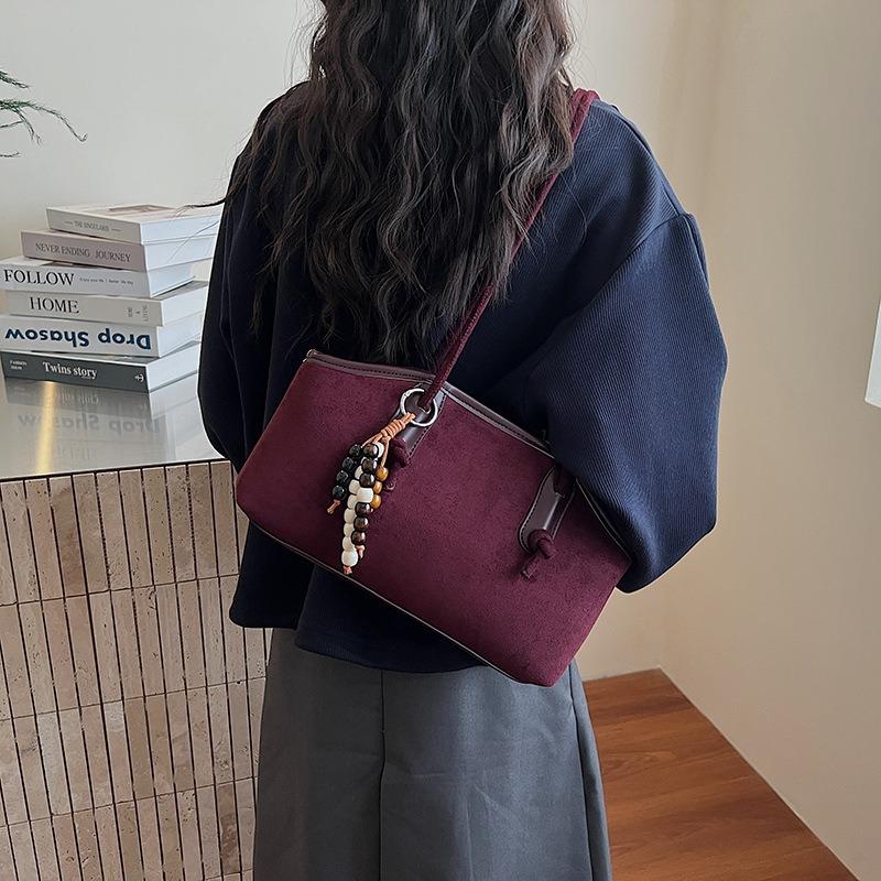 Niche Design Retro Matte Hand-held Underarm Bag Women's Autumn New Fashion Versatile Shoulder Tote Bag