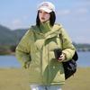Down Cotton-padded Jacket Women's New Winter Short Fake Two Padded Cotton-padded Jacket Coat