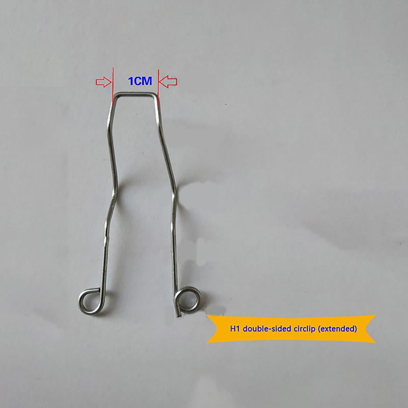 For Headlight Bulb H1 H3 H4 H7 Retaining Clip Circlip Led Wire Buckle Hook Iron Pressing Sheet General For Motorcycles