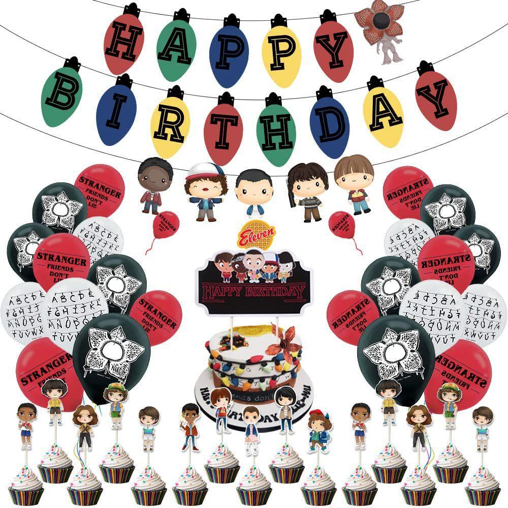 

Декор Вечеринка Тематические Шары Баннер С Днем Рождения Топпер для Торта Suit