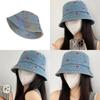 Loving Heart Retro Pattern Fisherman Hat Unisex Denim For Activities Outdoor