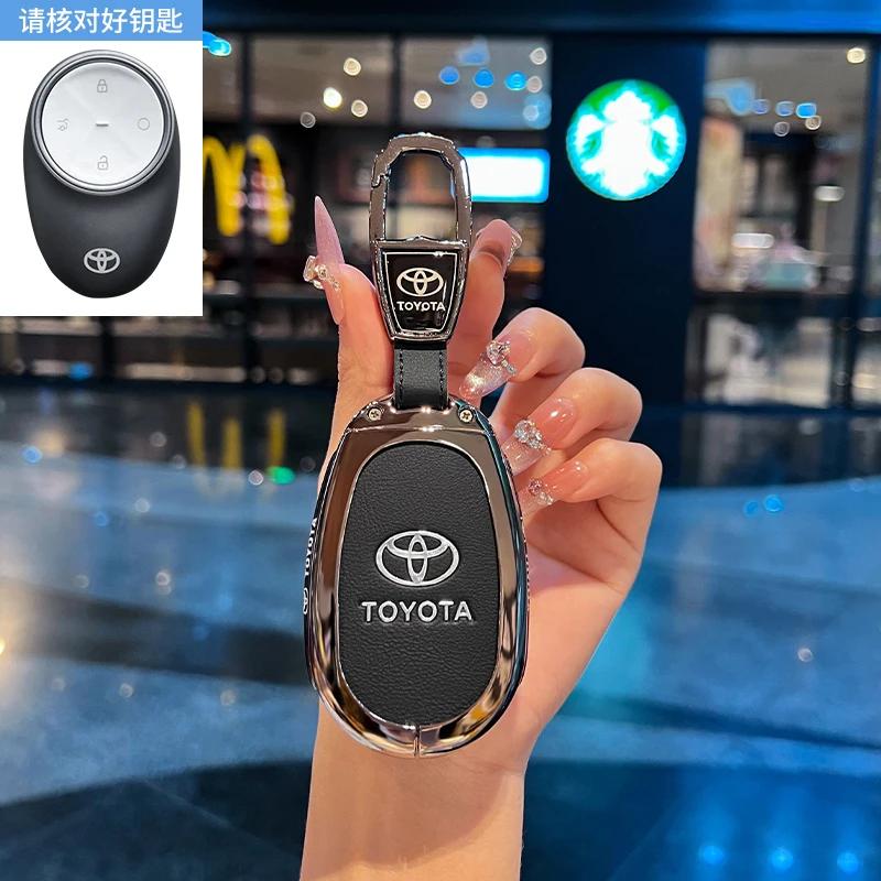 4 Buttons Car Key Case Cover Shell Fob for Toyota bZ3X Bózhì 3X Platinum 3X 2025 Air_Pro_max Car Interior Keychain Accessories
