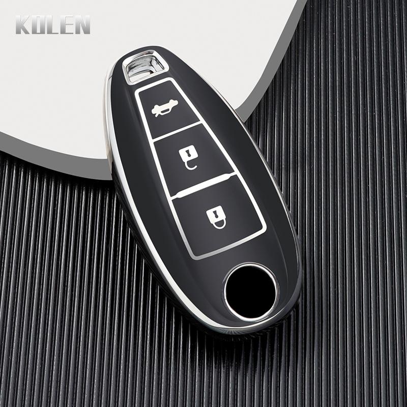 

Fashion Tpu Car Remote Key Case Cover Shell Fob For Suzuki Vitara Swift Ignis Kizashi Sx4 Baleno Ertiga Samurai S-Cross Keychain