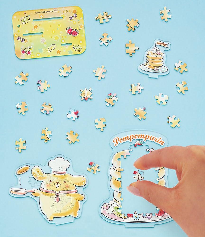 Puzzle X Acrylic Beverly Acrylic Stand Pop Pompompurin Pancake [Jigsaw Stand] 37-piece SP-043
