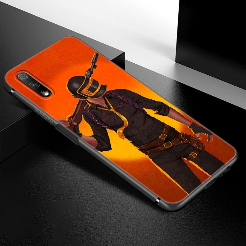 Fashion PUBG Game Phone Case For Huawei Honor 7A 8A 9X 20 Pro 8 10X Lite 9A 8C 9C 20E 7S 8S 20S 8X 10i 20i 30i Soft Black Cover