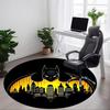 1pc Batman Office Round Area Rug, Under Office Chairs Bedroom Living Room Home Decor, Room Deco, Available In Various Sizes