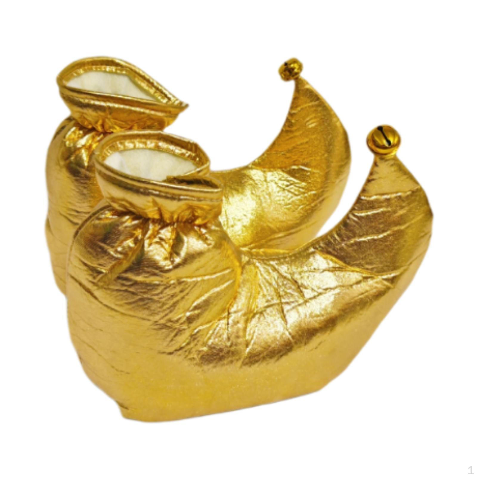 

1 пара чехлов для обуви клоуна унисекс для взрослых ролевые игры праздничные костюмы аксессуары золотой