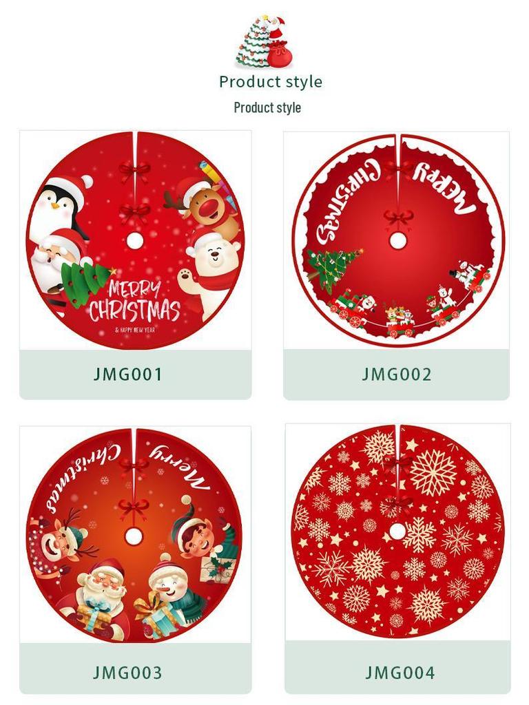 Creative Cute Christmas Tree Skirt for Festive Decor
