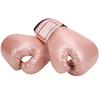 Breathable PU Leather Boxing Gloves Kid Sanda Sparring Sandbag Mitts Training EquipmentPink