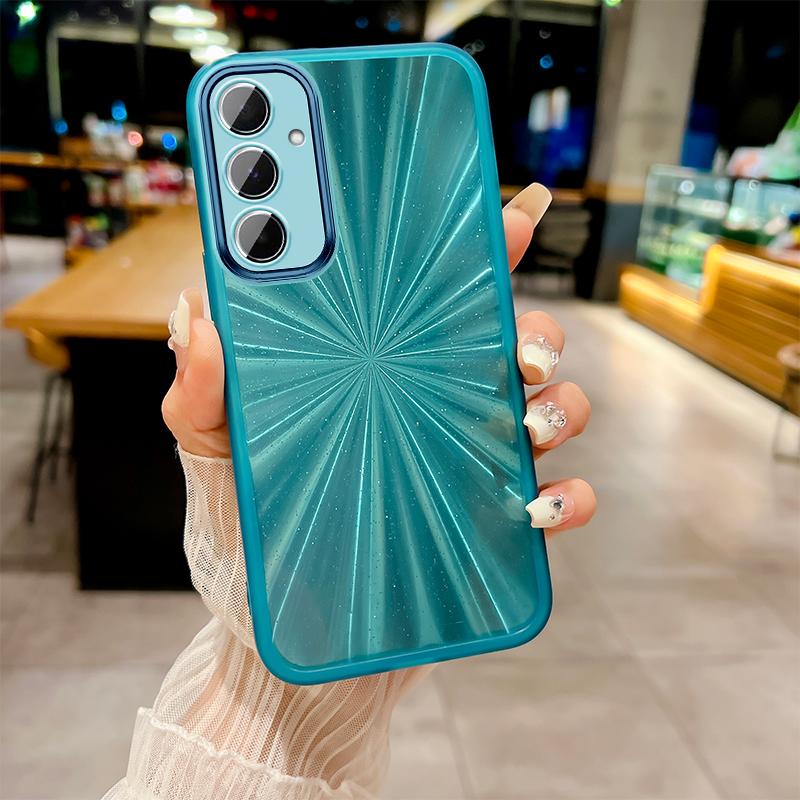 Krásný měkký silikonový kryt na telefon s barevným vzorem ohňostroje pro Samsung Galaxy S24 5G Nárazuvzdorný kryt s plnou ochranou fotoaparátu