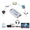 Full HD 1080P WII to HDMI Converter With 35mm Audio Jack For PC HDTV Monitor 720P Display Adapter Upscaler Device