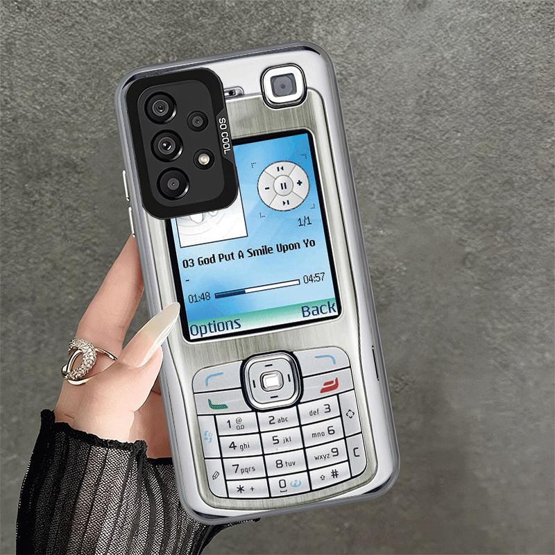 Funny Retro Callphone Shockproof Phone Case for Samsung A17 A16 A15 A14 A37 A57 A36 A56 A26 A35 A55 A25 A34 A54 A24 A13 A23 A33