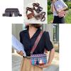 Ethnic Style Small Crossbody Bag For Summer Women With Pu Material And Fringed Design For Casual Travel