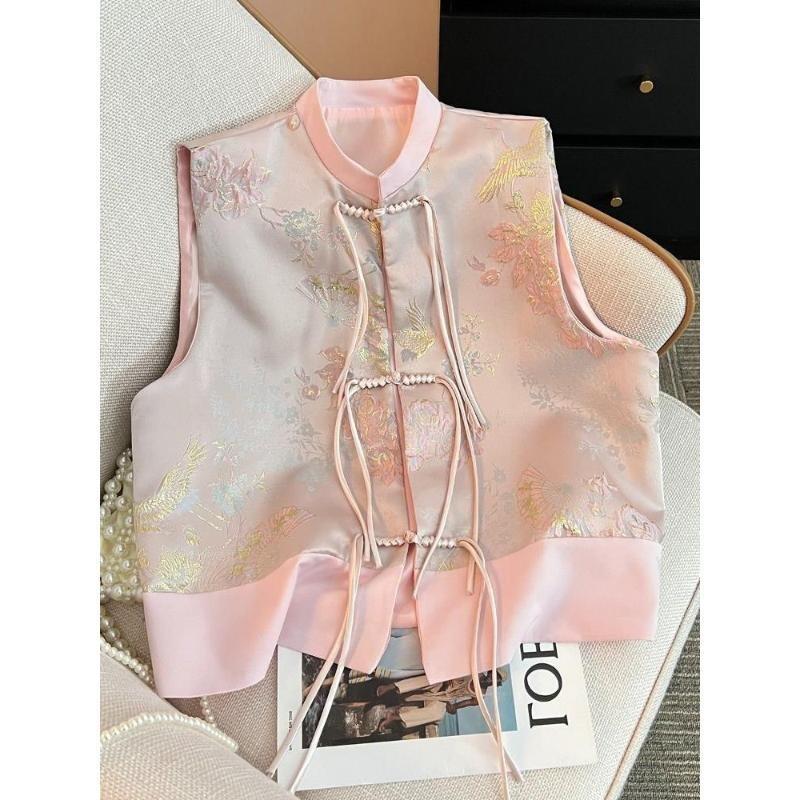 Vest vest top women's 2025 early spring new small fragrant style vest temperament outer woman
