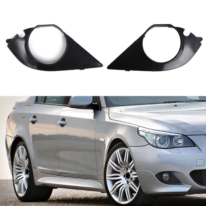 Fog Light Bumper Cover for E60 E61 M Package 2003-2010 Replace 51117896603 Front Left/Right Fog Lamp Trim Cover