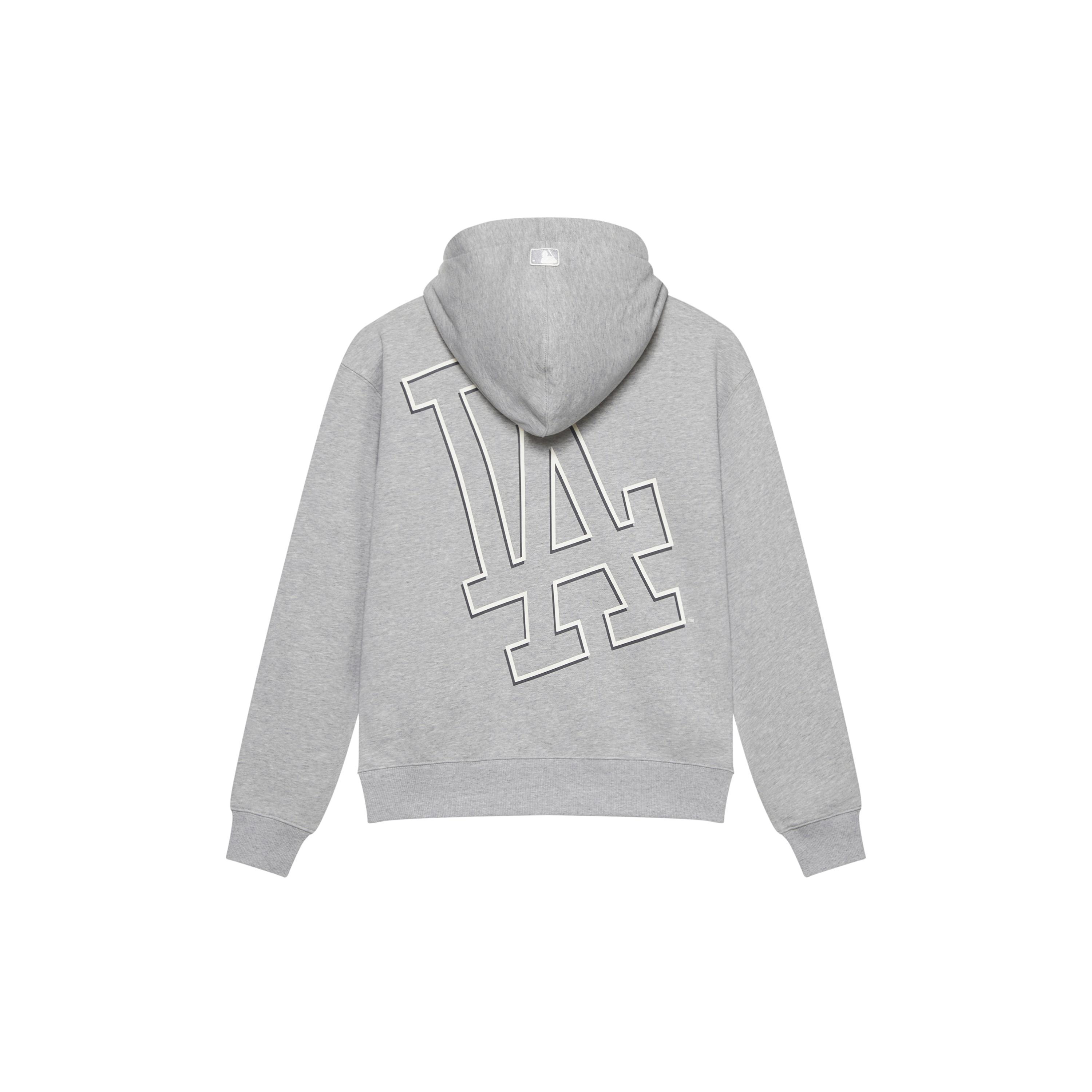 MLB Los Angeles Dodgers Basic Collection Sweatshirt Unisex Gray 3ATRB0544-07MGS XS