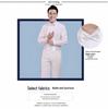 Men's Long Sleeve White Ruffled Dress Shirt for Weddings & Stage Performances