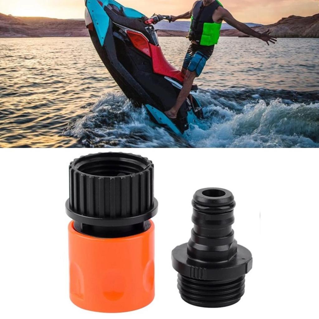 Multiple Use Water Hose Pipe Connector Adapter Kit for Sea Doo BRP Easy Jet Sprays Control In Boating & Outdoor Cleaning