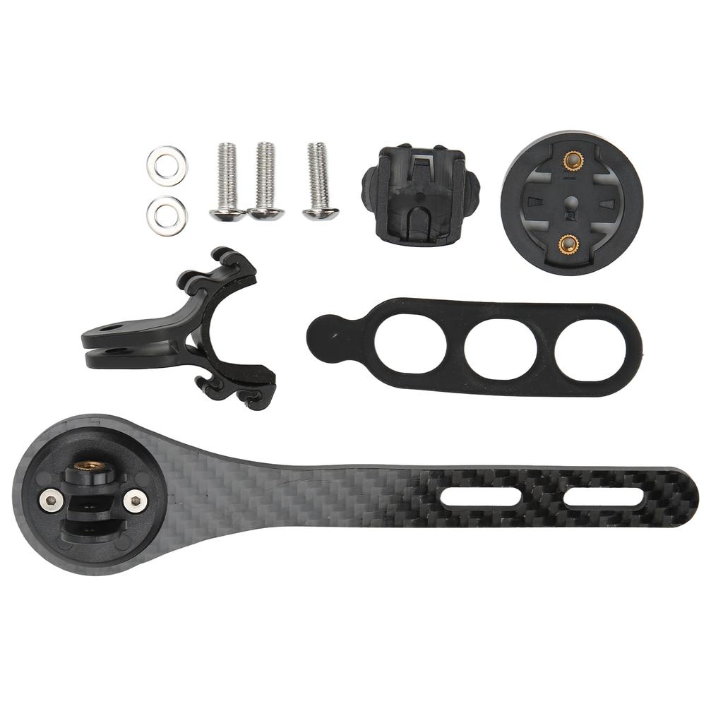 Bike Computer Holder Integrated Handlebar Stem Carbon Fiber Aluminium Alloy Bicycle Computer Mount