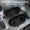 Spill Proof Portafilter Cleaner USB Powered Portafilter Cleaning Kit  For Semi Automatic Machines